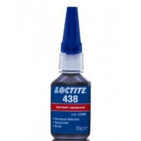 Loctite 438 клей повышенной прочности черный 20г.
